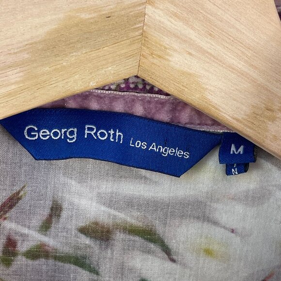 Georg Roth Womens Medium Floral Long Sleeve Pullover Tunic Top Shirt - Picture 4 of 13